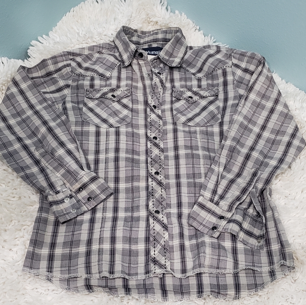 Girls Wrangler Western Blouse, 10/12